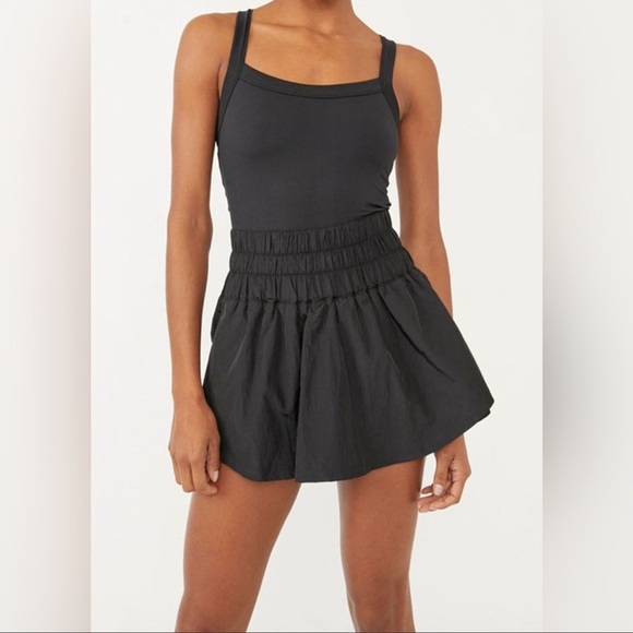 Free People Movement Way Home Skortsie in black - Picture 5 of 5